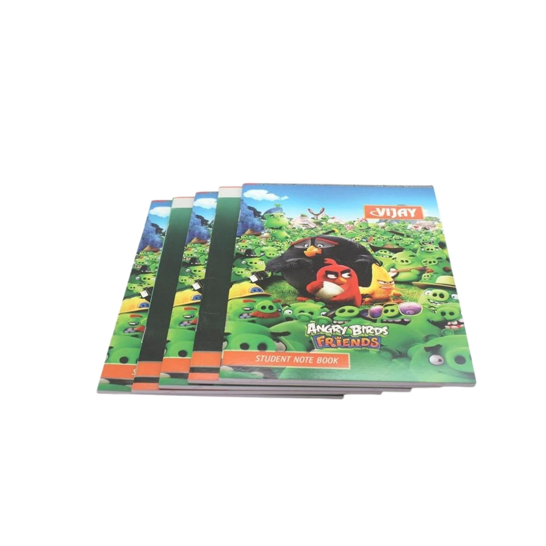 Vijay Student Notebooks | Soft Bound | Unruled | Multiple Pack Options