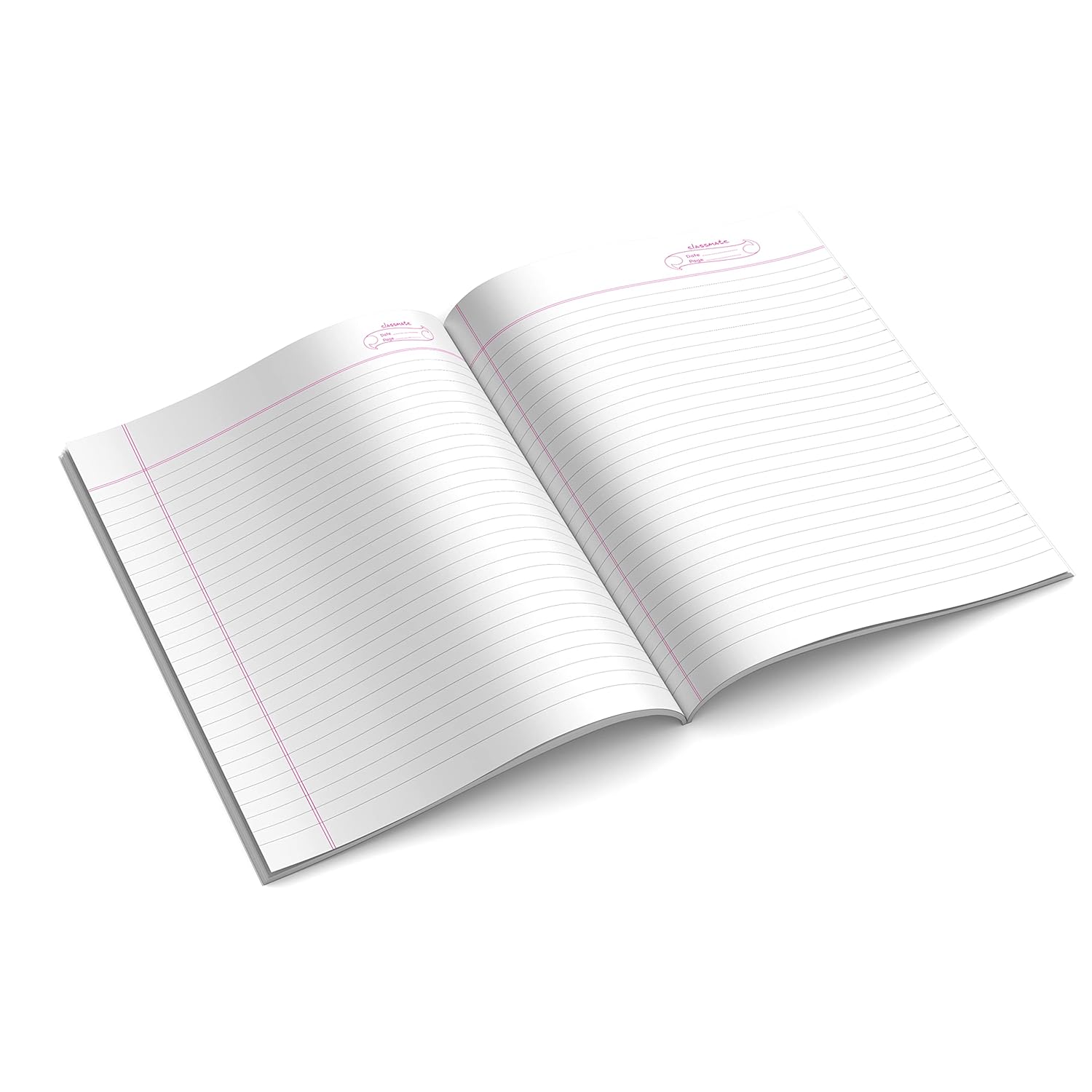 Classmate Single Line Soft Bound Notebook | Ruled Notebook | 190 x 155 mm