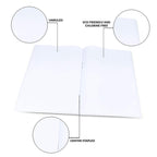 Classmate Unruled Soft Bound Notebook | Plain Pages Notebook | 190 x 155 mm
