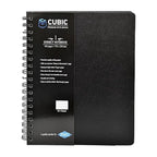 Cubic 1 Subject Notebook | 160 Pages B5 Ruled Spiral Notebook