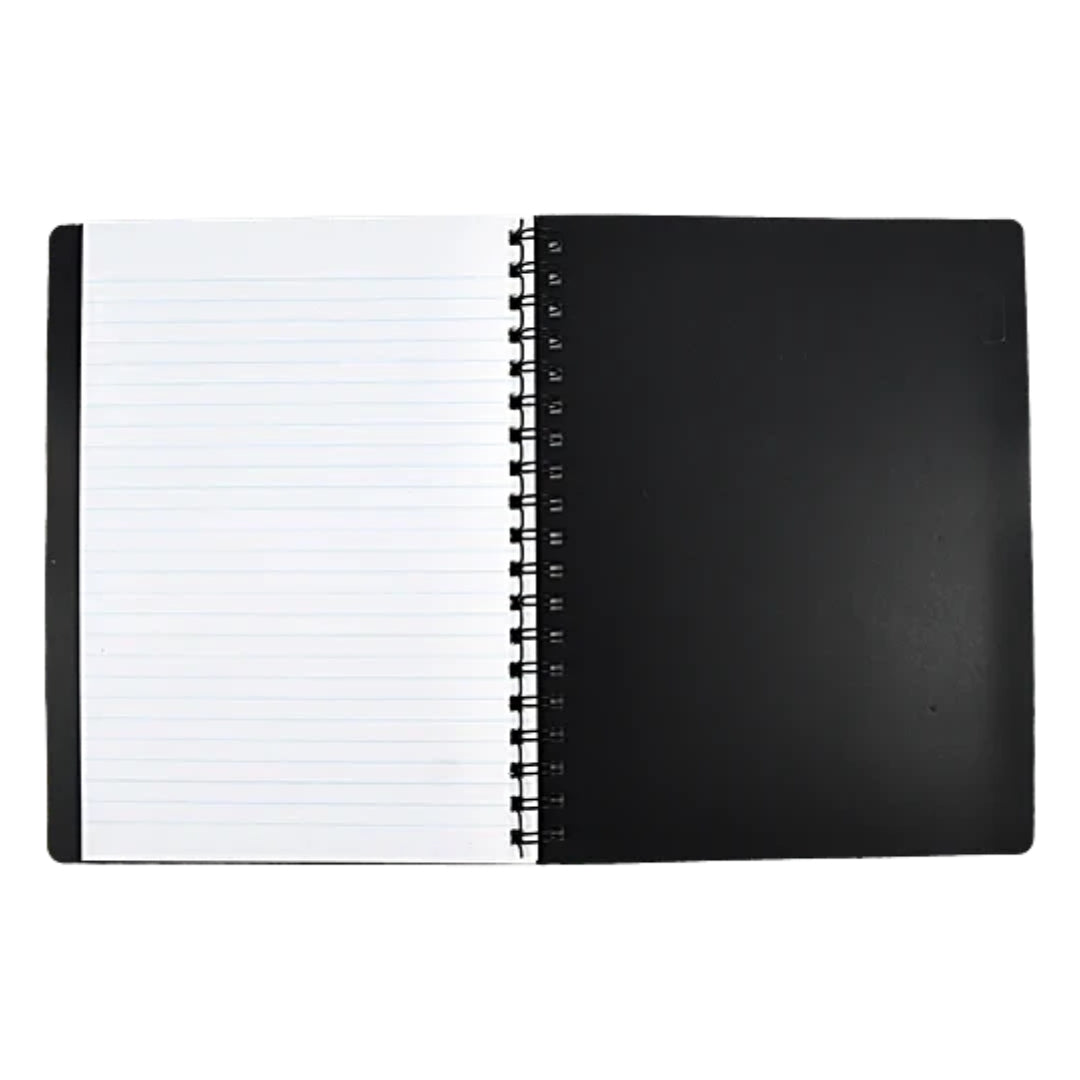 Cubic 1 Subject Notebook | 160 Pages B5 Ruled Spiral Notebook