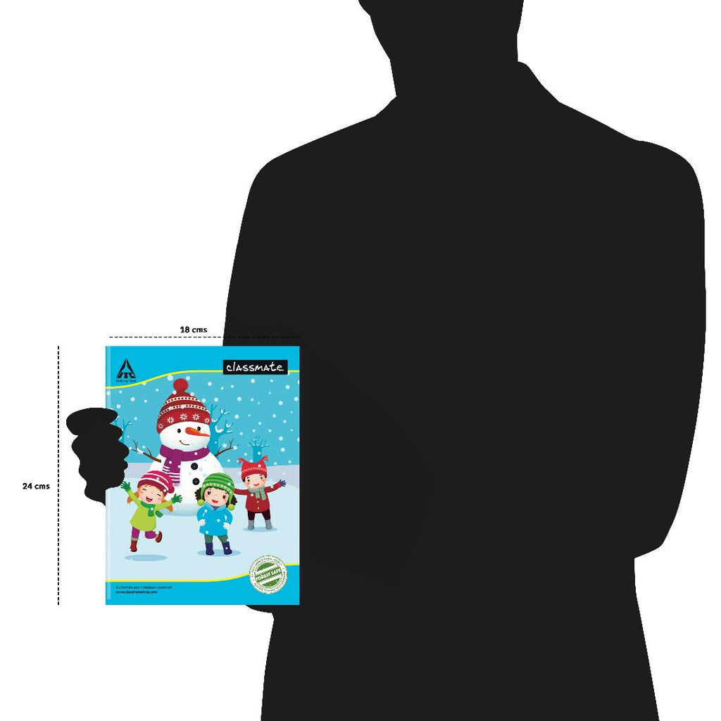 Classmate 3 in 1 Single Line/Four Line/Square Notebook | 240 x 180 mm