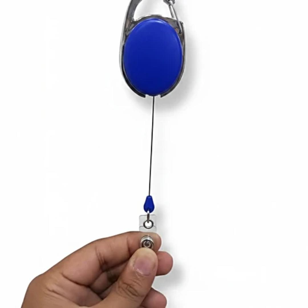 CUBIC Oval Yoyo Retractable ID Card Badge Reel | Pack of 1