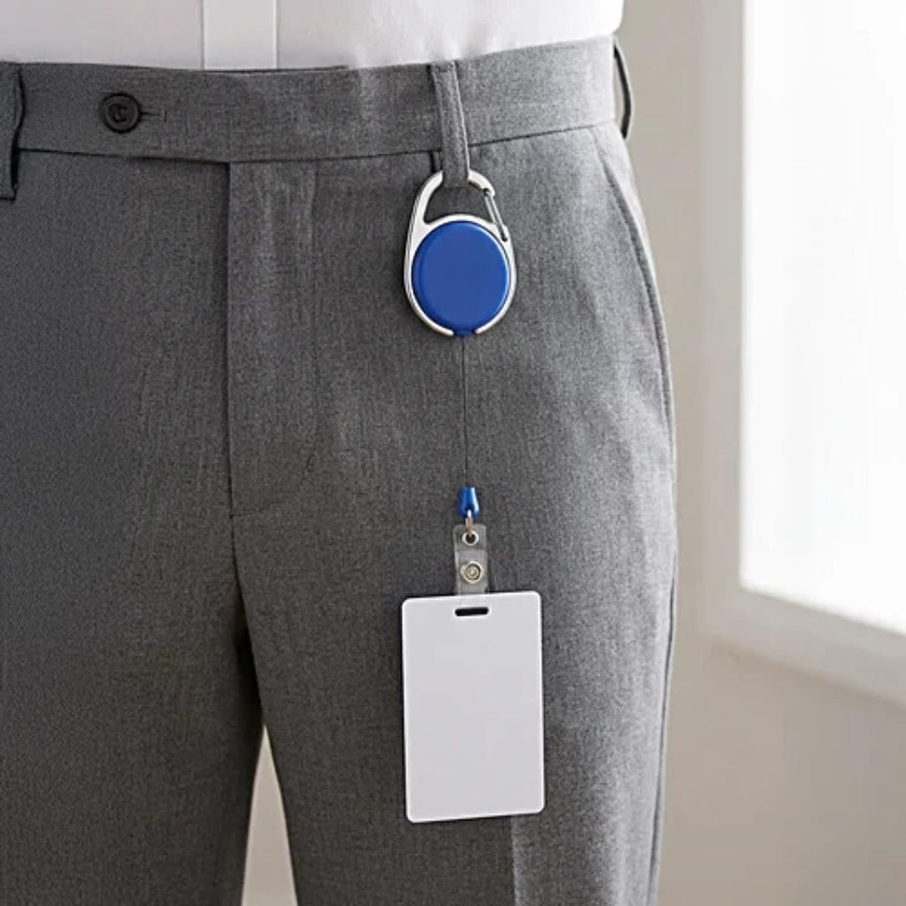 CUBIC Oval Yoyo Retractable ID Card Badge Reel | Pack of 1