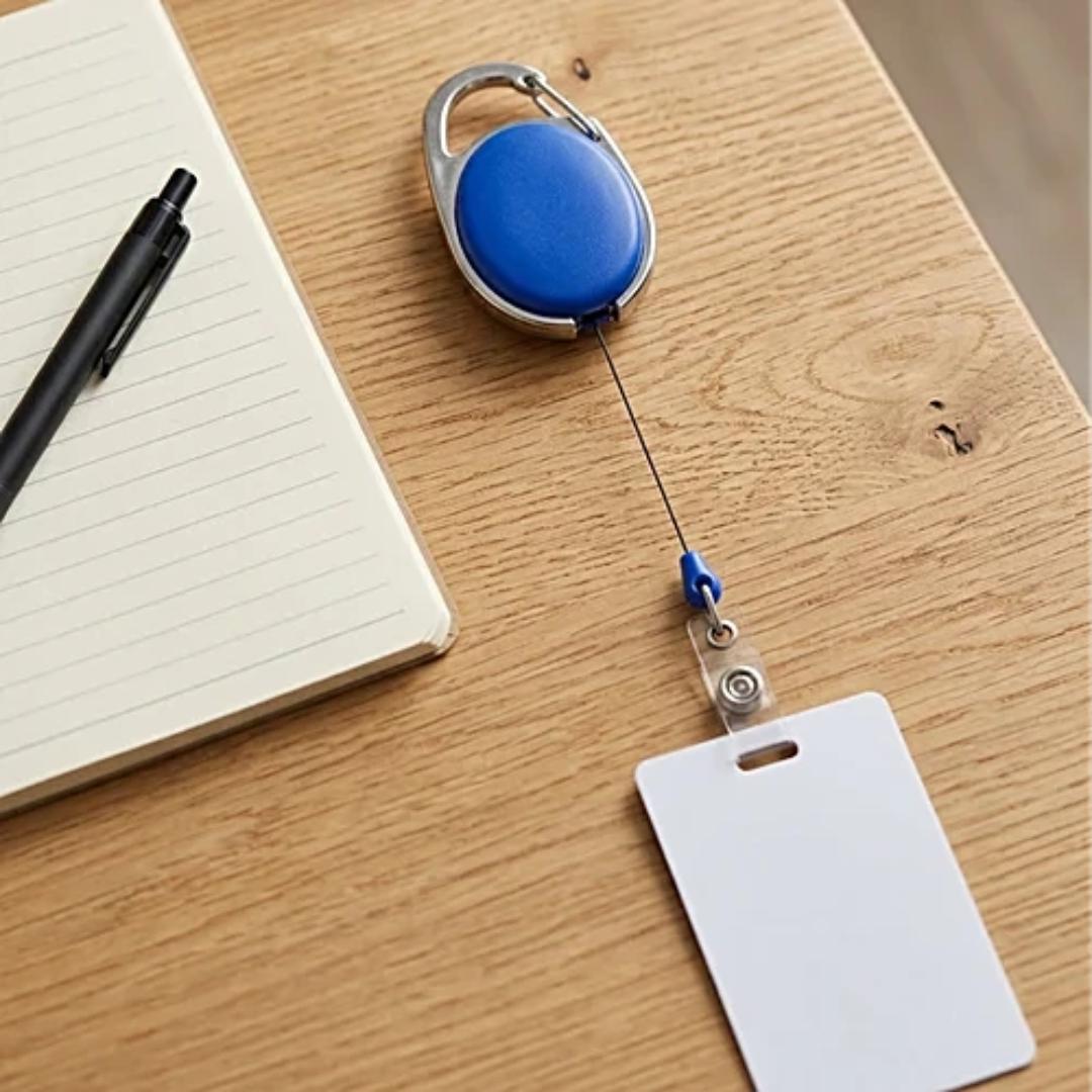 CUBIC Oval Yoyo Retractable ID Card Badge Reel | Pack of 1