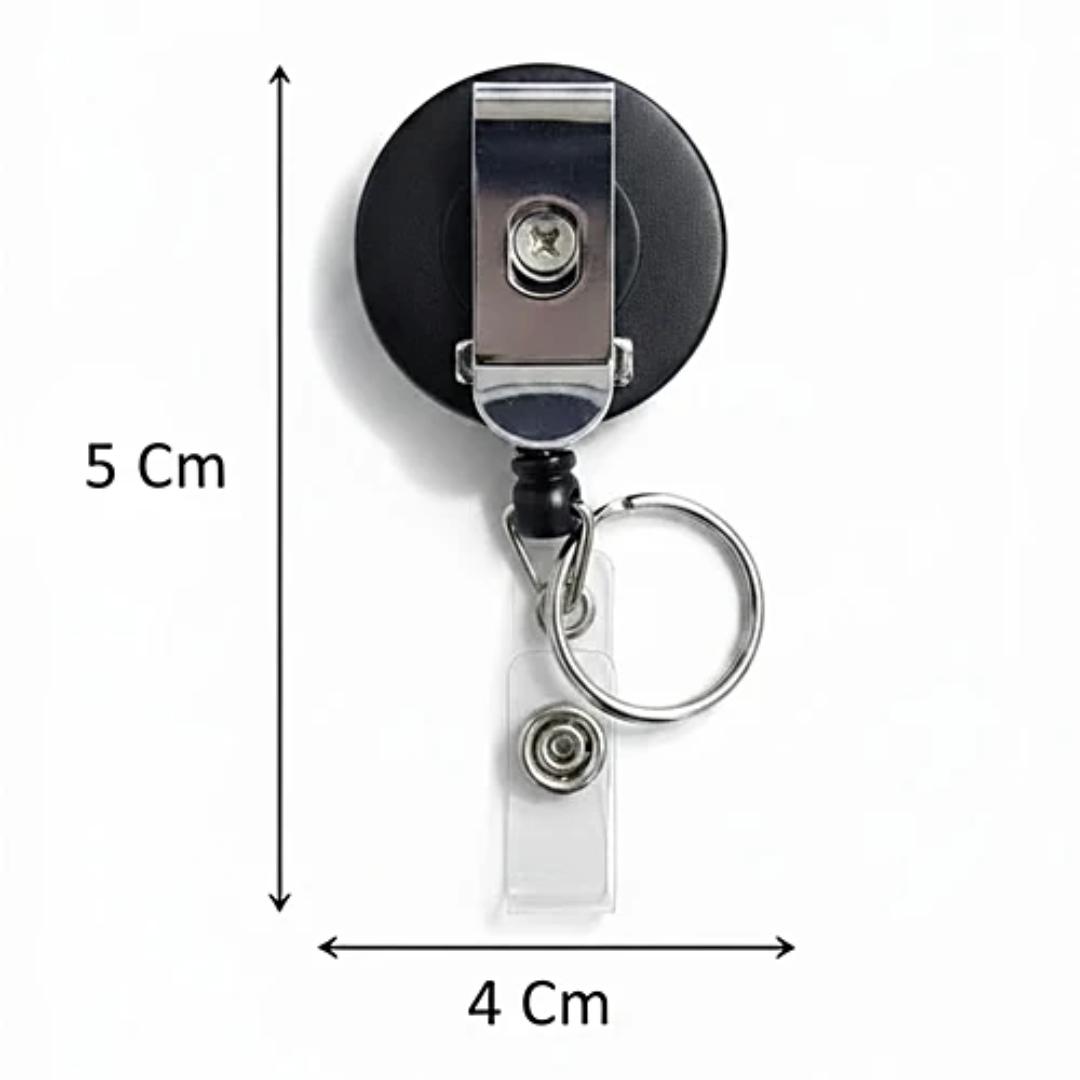 CUBIC Round Yoyo Retractable Badge Reel with Hook | Pack of 1