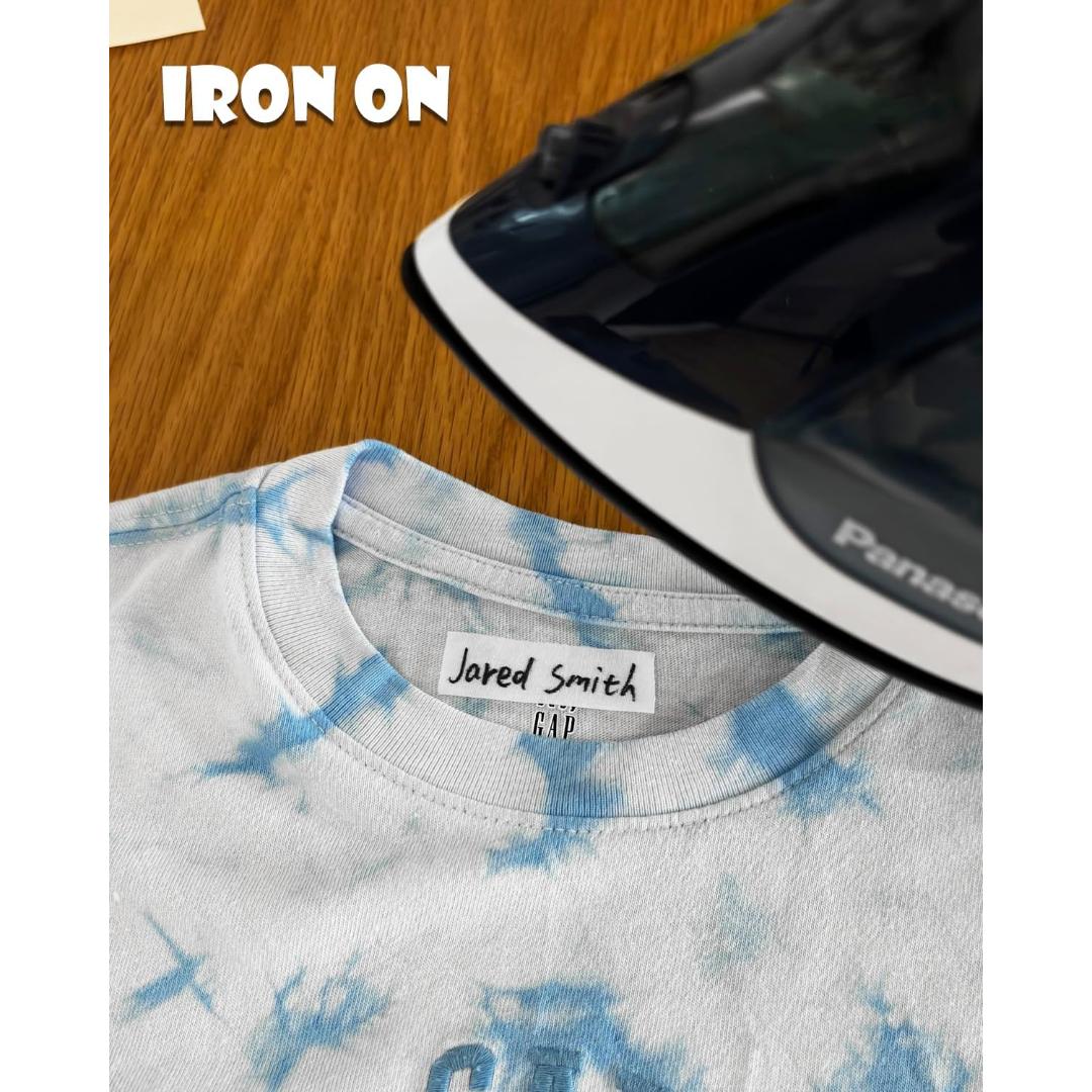 Iron-on Clothing Labels | Durable Name Tags for Clothes