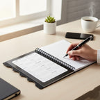 Cubic 5 Subject Notebook | 300 Pages B5 Ruled Spiral with Dividers