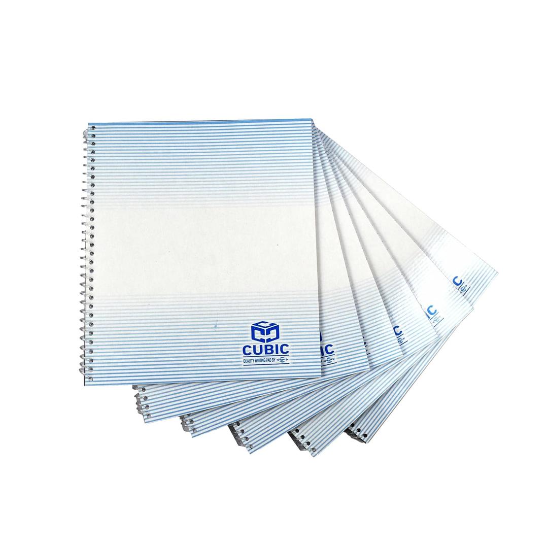 CUBIC Spiral Pad – Pack of 10 | Wire-Bound Notebook