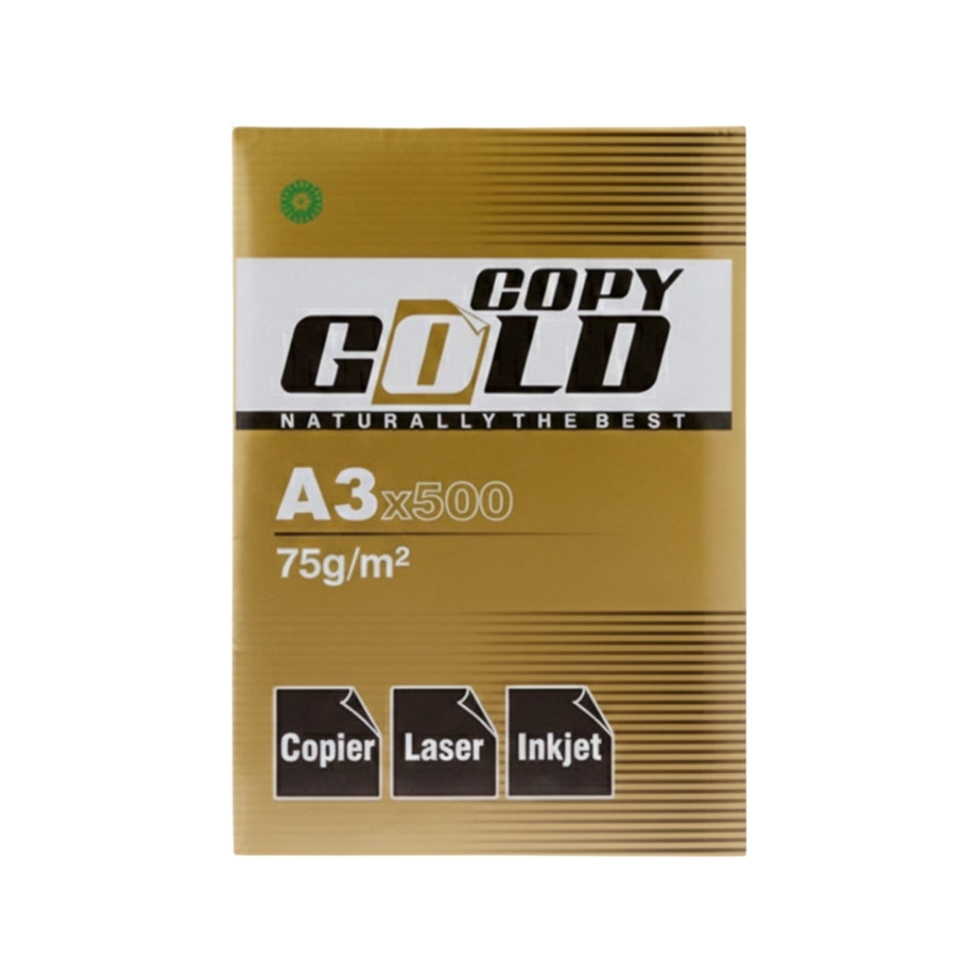 Copy Gold A3 Copier Paper 75 GSM | Ultra White Bond | 500 Sheets Pack