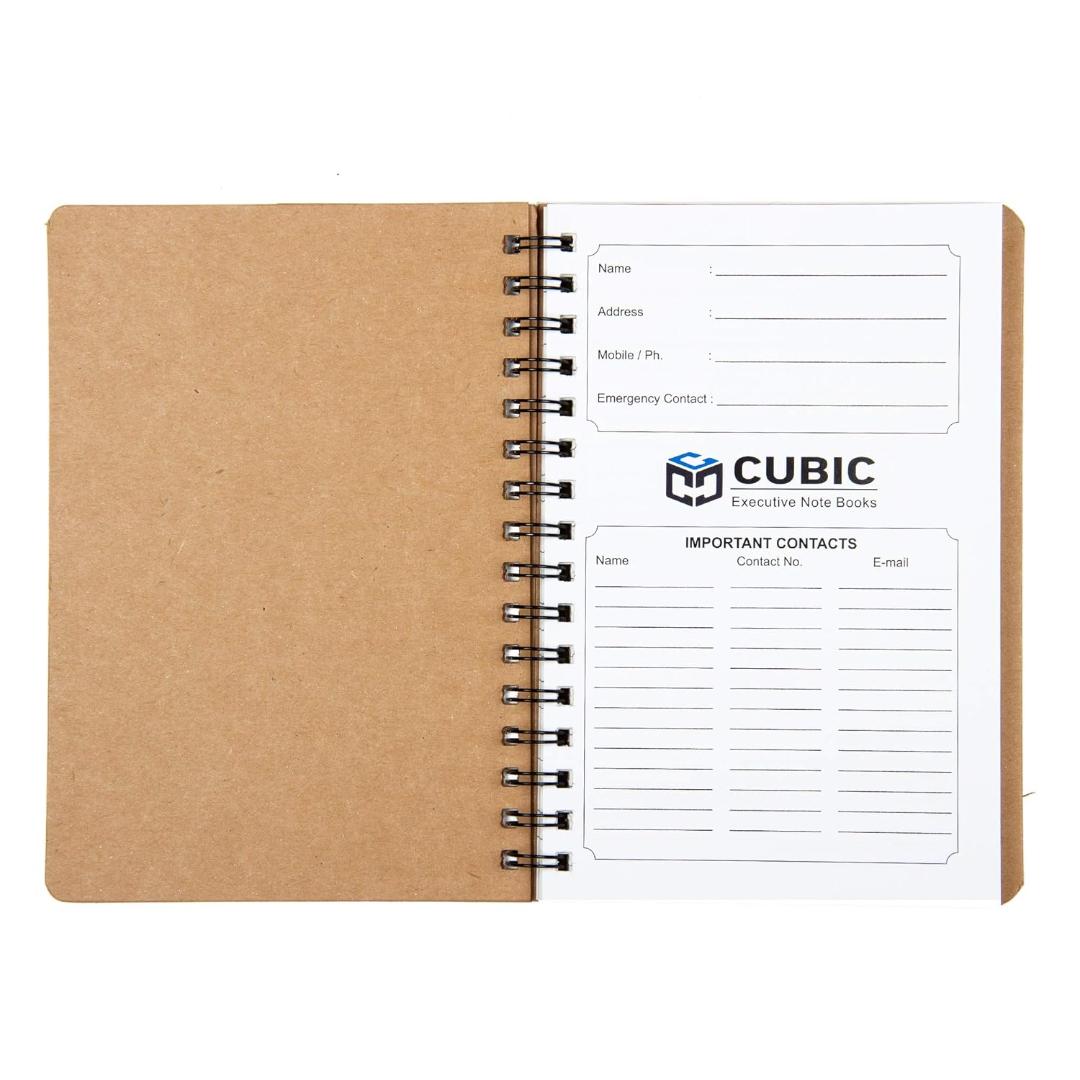 CUBIC A5 Eco Wiro Notebook | 1 Subject | 160 Pages