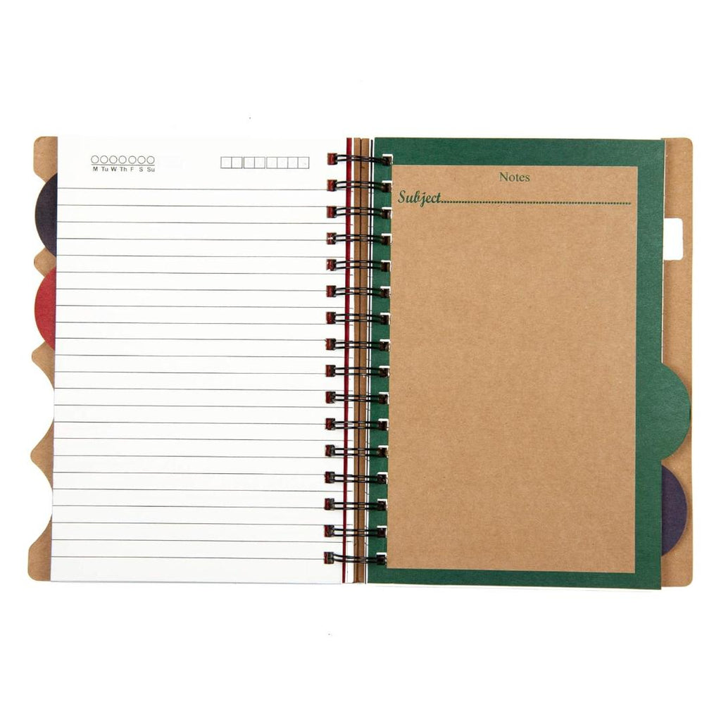CUBIC A5 Eco Wiro Notebook | 5 Subject | 300 Pages