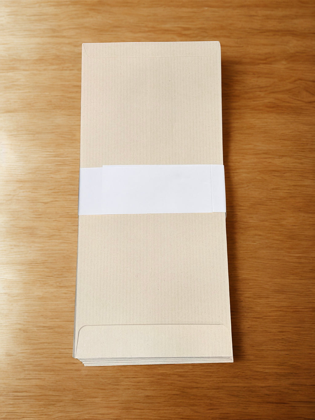 CUBIC Brown Window Envelopes 9x4, Pack of 200 for Office Use