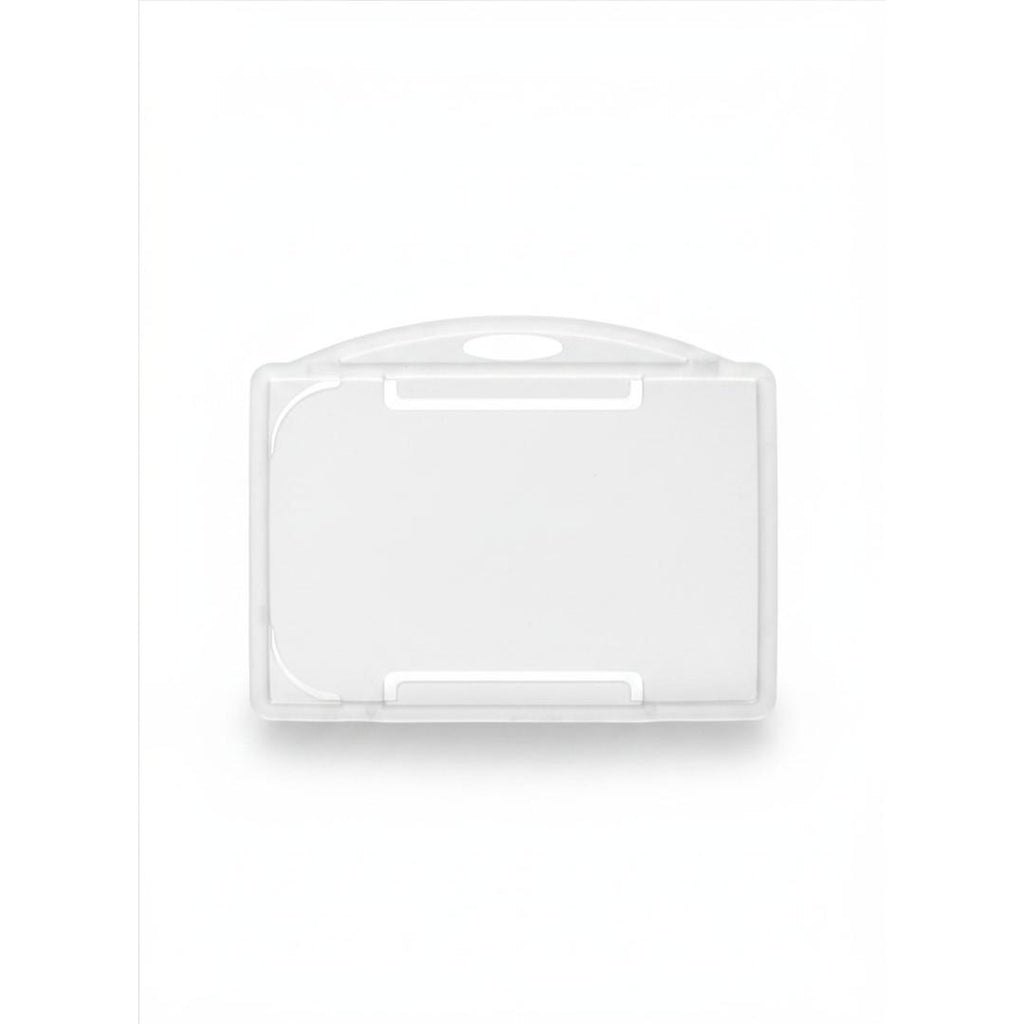 CUBIC Horizontal Transparent ID Card Holder | Pack of 1