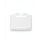 CUBIC Horizontal Transparent ID Card Holder | Pack of 1