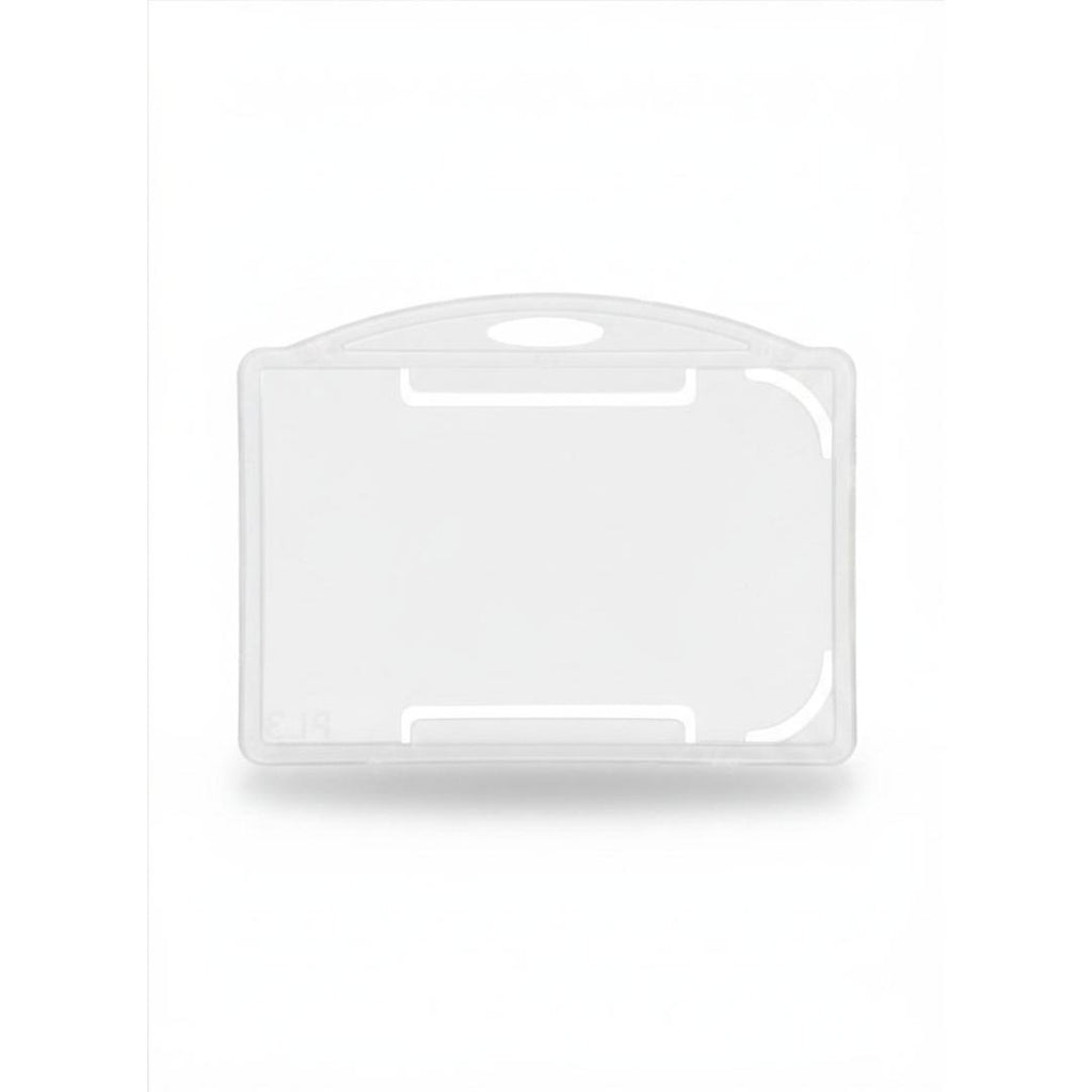 CUBIC Horizontal Transparent ID Card Holder | Pack of 1