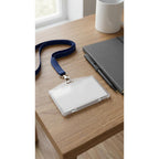 CUBIC Horizontal Transparent ID Card Holder | Pack of 1