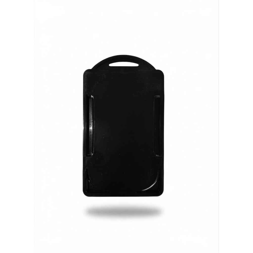 CUBIC Black Vertical ID Card Holder with Hook | Pack of 1