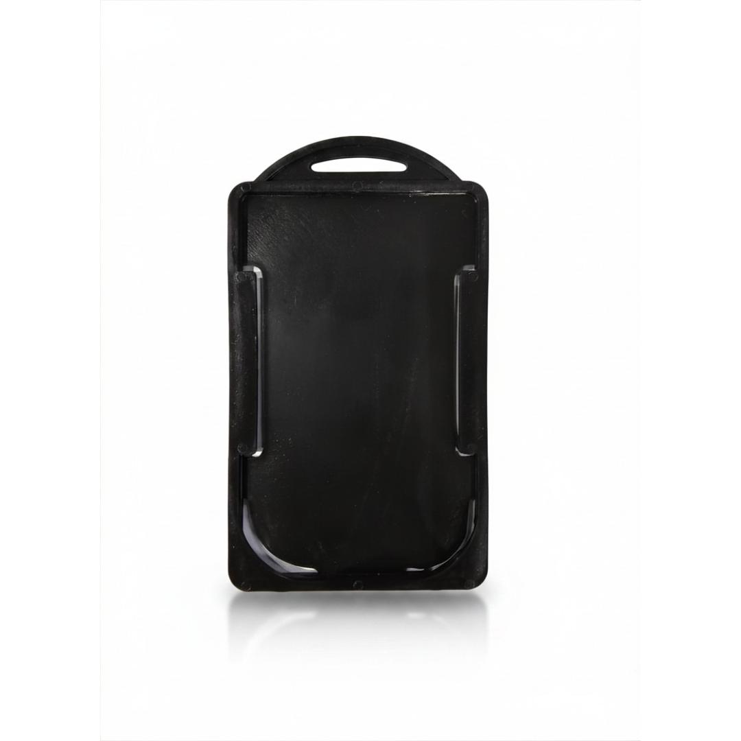 CUBIC Black Vertical ID Card Holder with Hook | Pack of 1