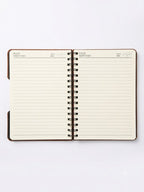CUBIC Premium PU Leatherette Wiro Journal | 160 Pages | Page Flags