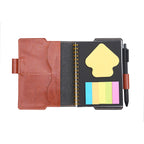 CUBIC B5 Leatherette Spiral Diary Gift Set with Pen & Sticky Notes