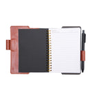 CUBIC B5 Leatherette Spiral Diary Gift Set with Pen & Sticky Notes