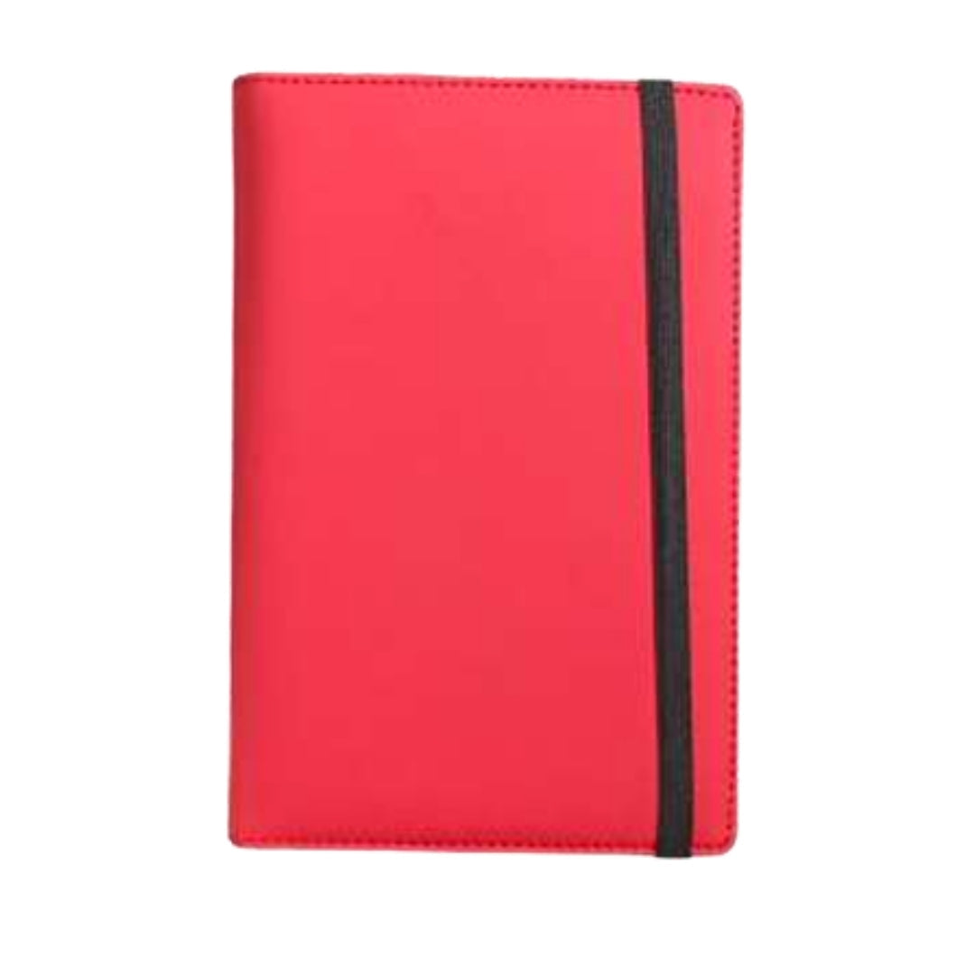 Cubic Elite Foam Cover Notebook | Premium Hardbound Journal for Daily Notes | Red