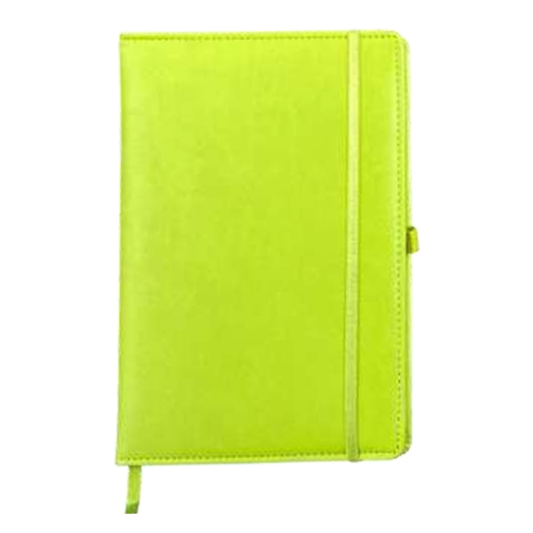 Cubic Elite Foam Cover Notebook | Premium Hardbound Journal for Daily Notes | Neon Green