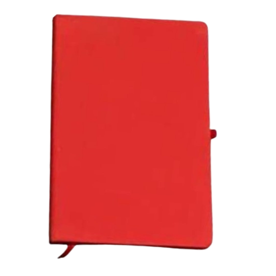 Cubic Elite Malai Finish Notebook | Premium Hardbound Journal for Daily Notes | Red