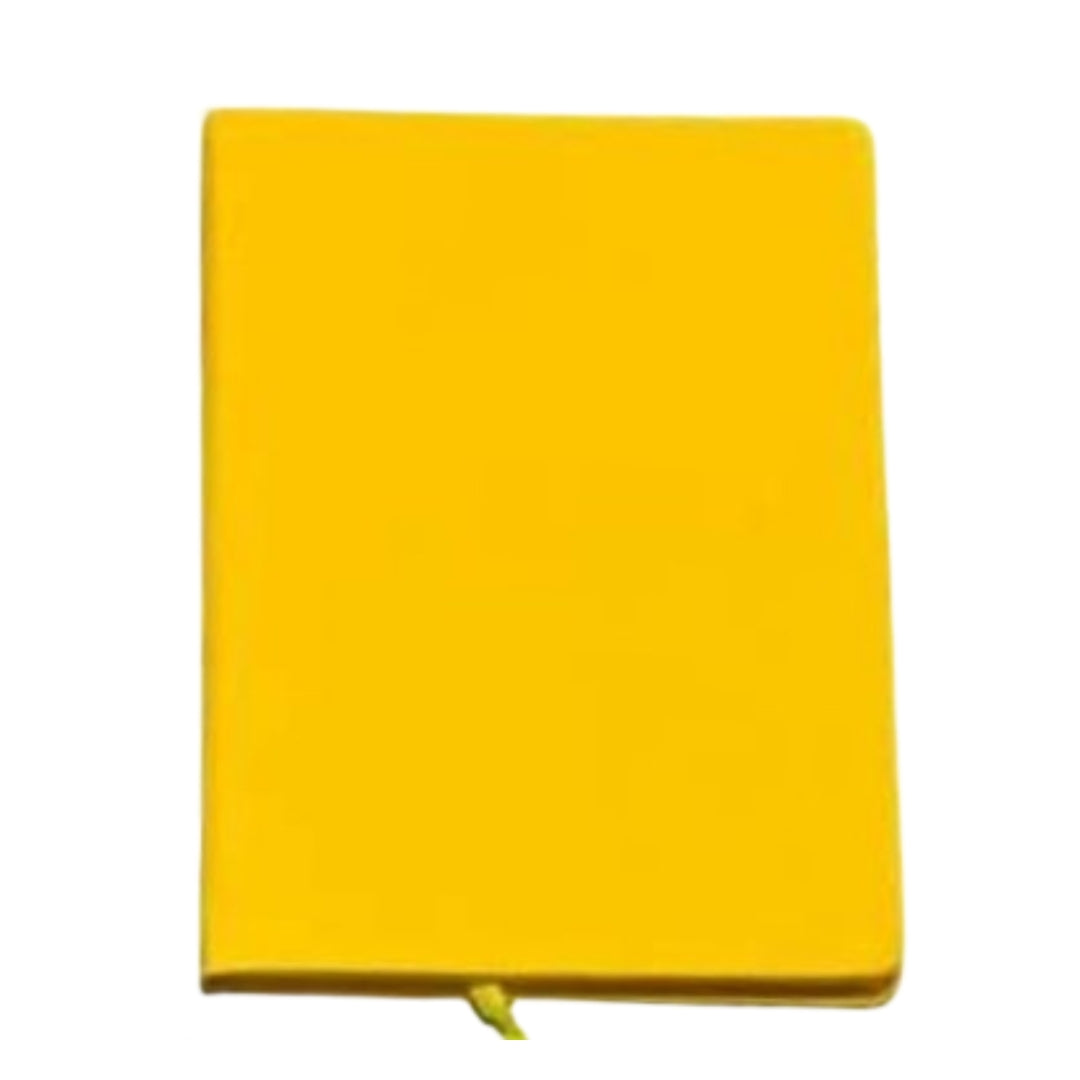 Cubic Elite Malai Finish Notebook | Premium Hardbound Journal for Daily Notes | Yellow
