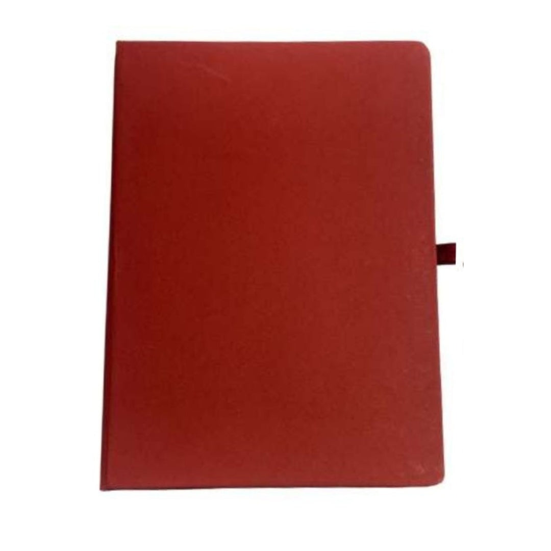 Cubic Elite Paper Finish Notebook | Premium Hardbound Journal for Daily Notes | Red