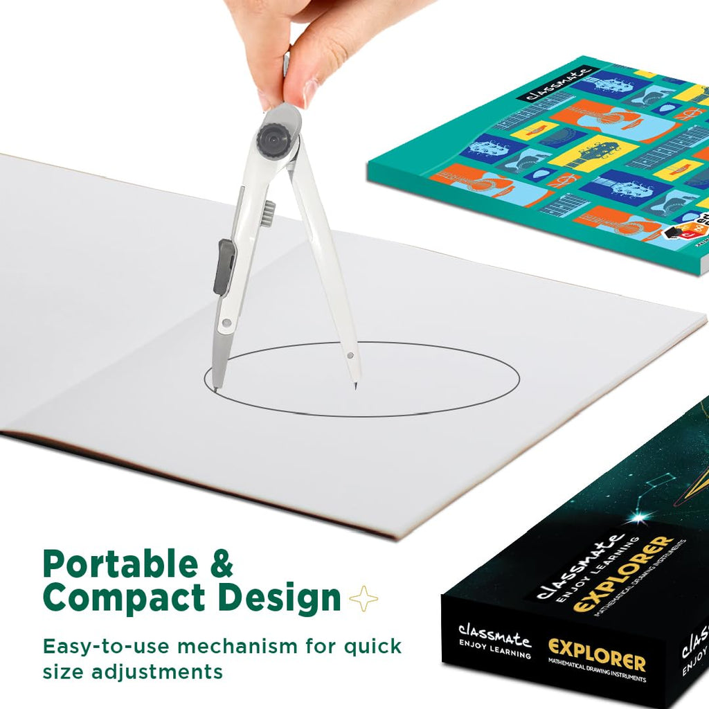 Classmate Explorer Geometry Box | Advanced Mathematical Instrument Set