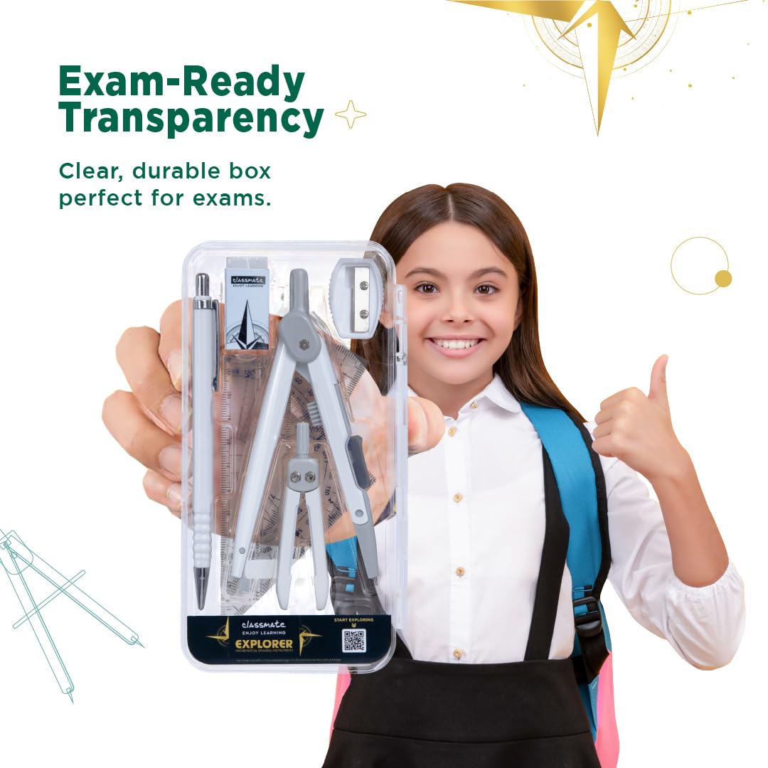 Classmate Explorer Geometry Box | Advanced Mathematical Instrument Set