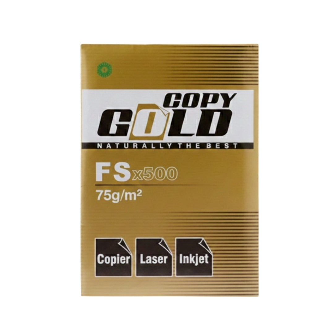 Copy Gold FS Copier Paper 75 GSM | Fullscape Size | Pack of 500 Sheets