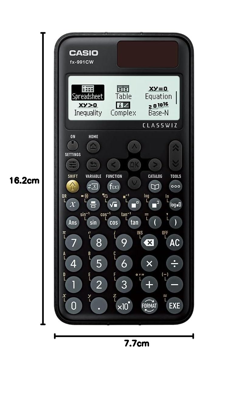 Casio FX-991MS Scientific Calculator | 401 Functions | 12 Digit