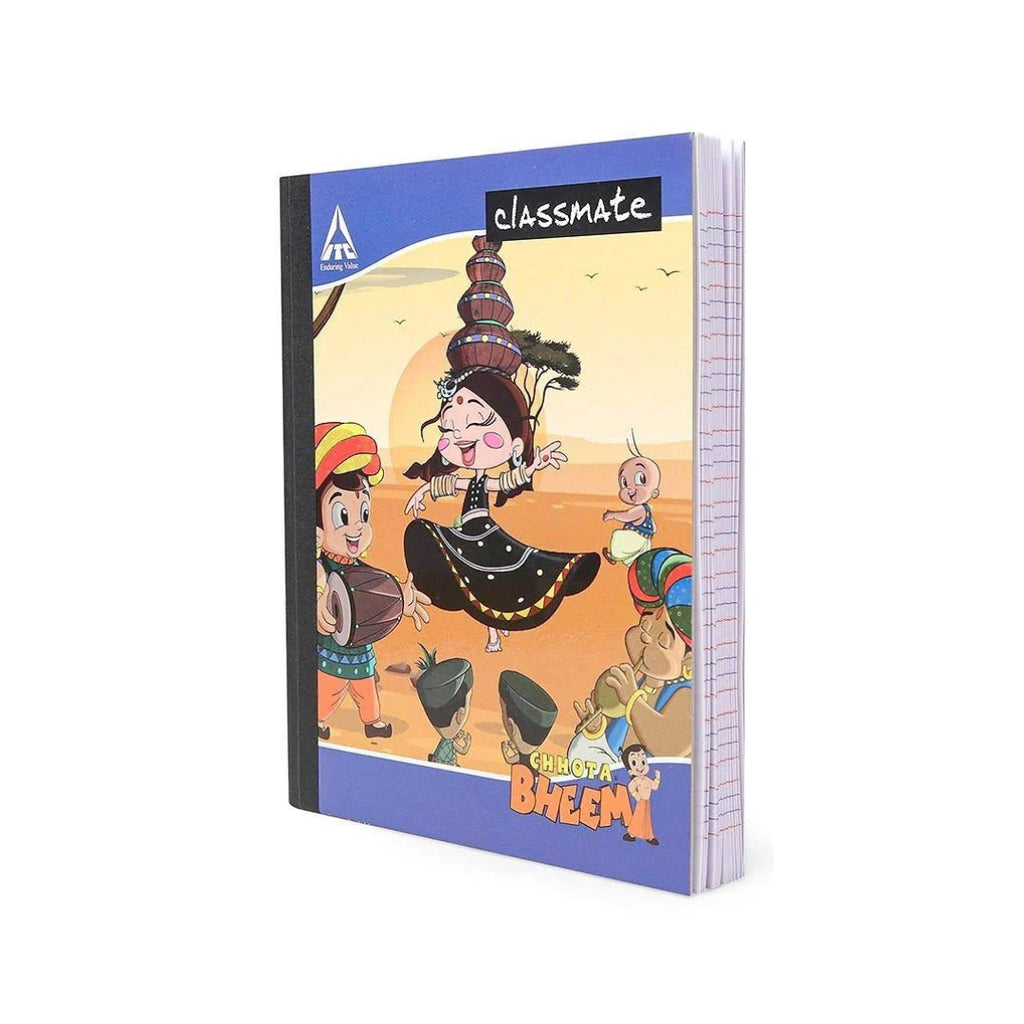 Classmate Four Lines with Gap Soft Bound Notebook | Ruled Notebook | 190 x 155 mm