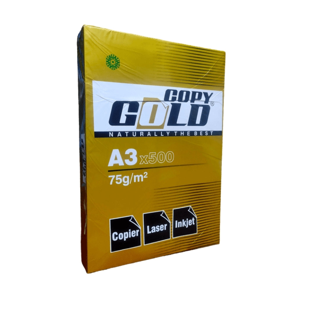 Copy Gold A3 Copier Paper 75 GSM | Ultra White Bond | 500 Sheets Pack