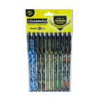 Classmate Hook Ball Warrior Series Pens | Blue Pens Pack Of 10's Box