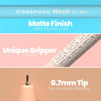 Classmate Hook Ball Colourfest Pens | Smooth Writing Blue Ball Pens