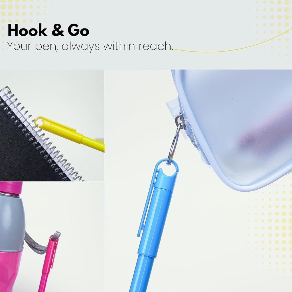 Classmate Hook Ball Play Series Pens | Smooth Writing Pens Blue Pack of 10's Box