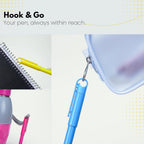 Classmate Hook Ball Play Series Pens | Smooth Writing Pens Blue Pack of 10's Box