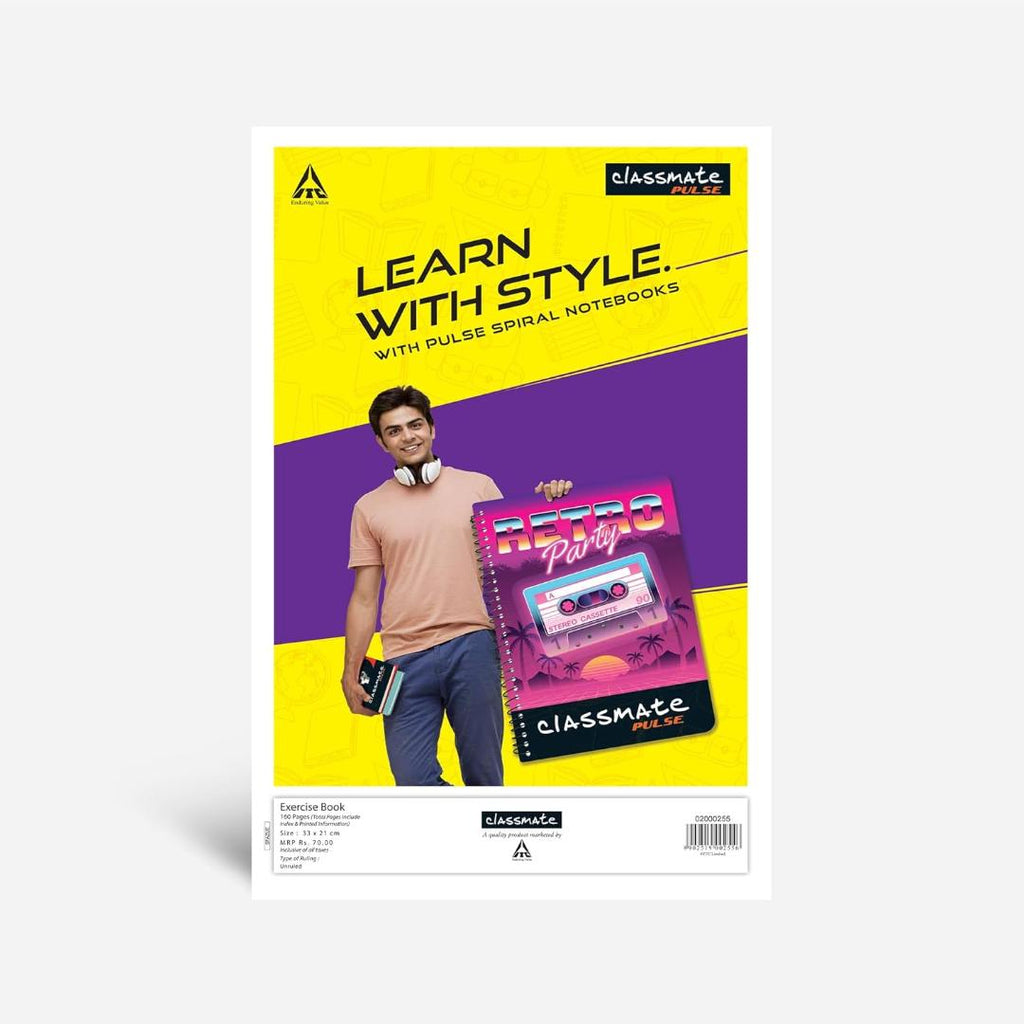 Classmate Longbook | Unruled | Soft Cover | 330 × 210 mm