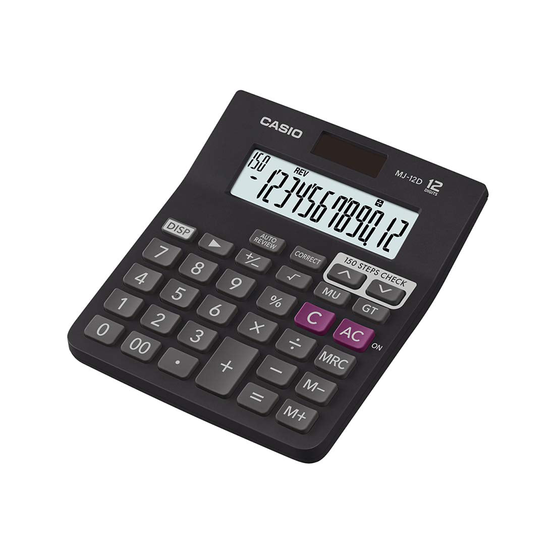 Casio MJ-12D Desktop Calculator | 12 Digit | 150 Steps Check & Correct