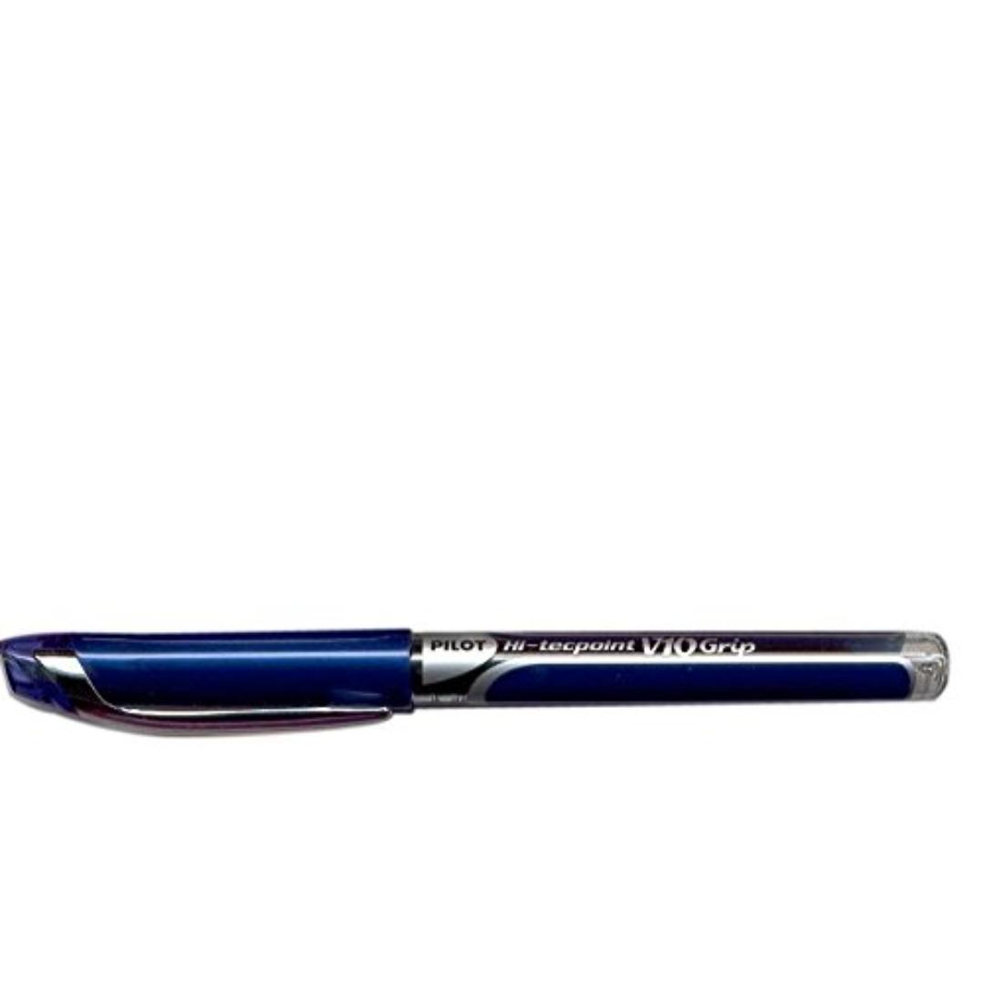 Pilot V10 Grip Roller Ball Pen | 1.0 mm Tip | Blue Ink | Pack of 1