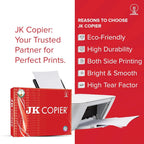 JK Red Copier A4 75 gsm 500 Sheets