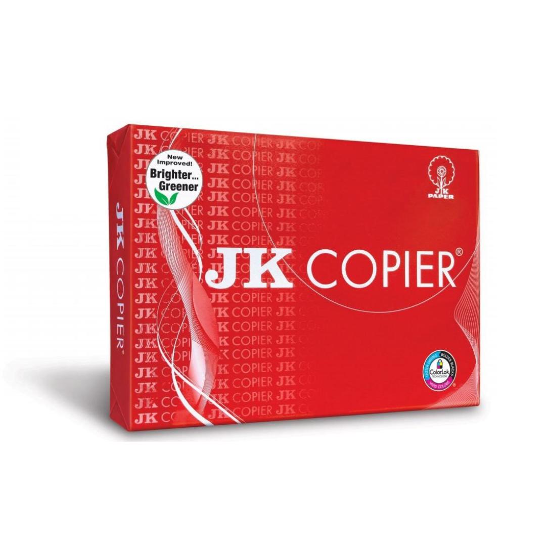 JK Copier Paper A4 – 80 GSM, 500 Sheets per Ream (Pack of 10)