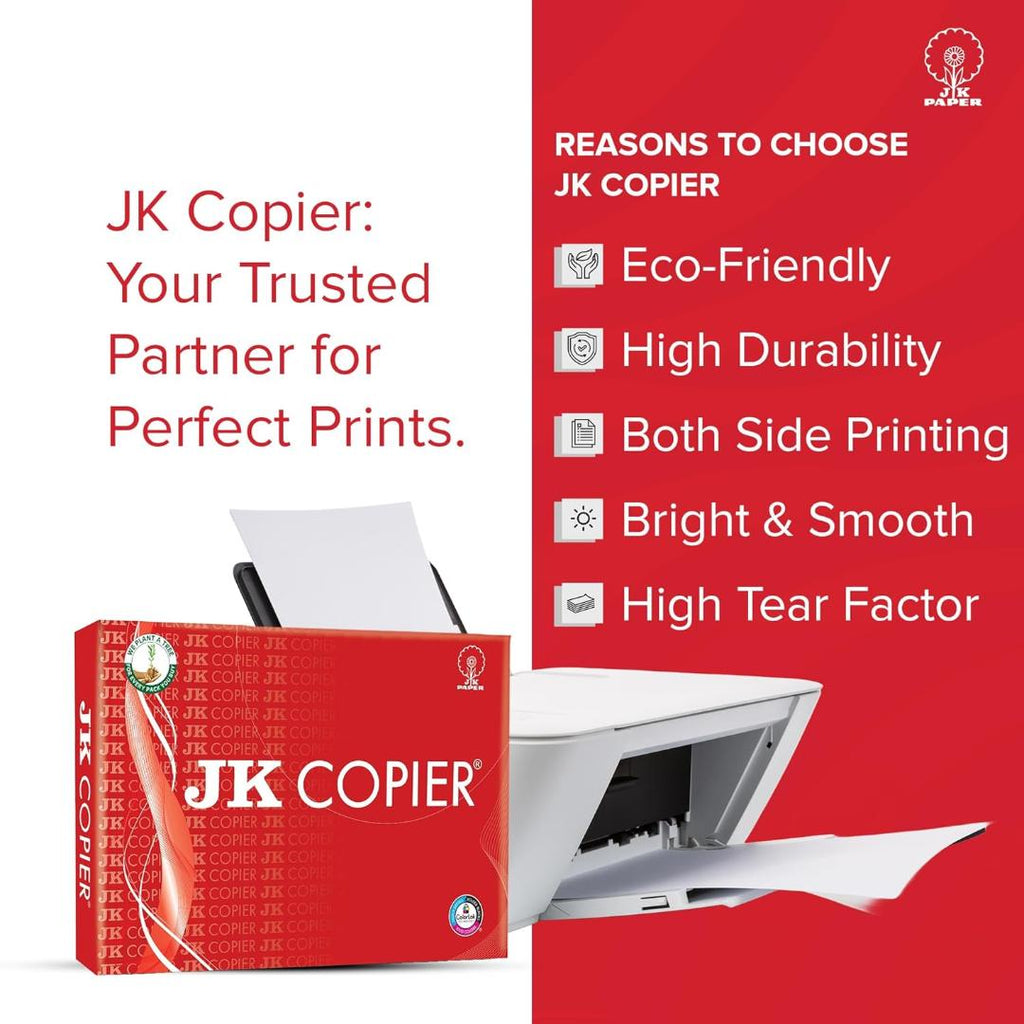 JK Sparkle Copier Paper | A4 Size | 75 GSM | 500 Sheets