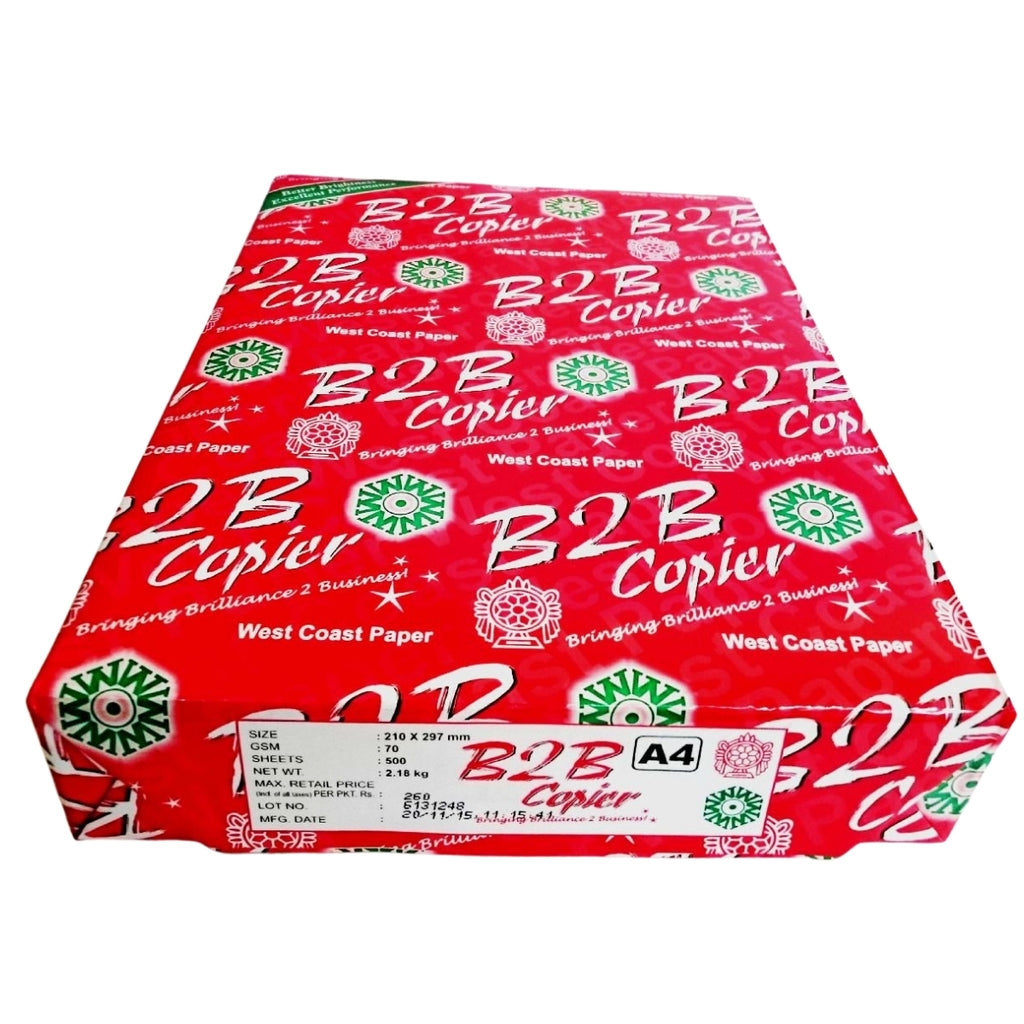 A4 Copier Paper | 500 Sheets | 70 GSM | B2B Bundle | Pack of 1
