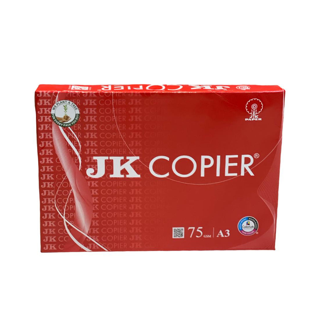JK Sparkle Copier Paper | A3 Size | 75 GSM | 500 Sheets