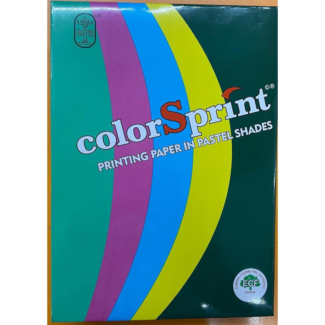 Sprint A4 Blue Color Copier Paper – 75 GSM, 500 Sheets (1 Pack)